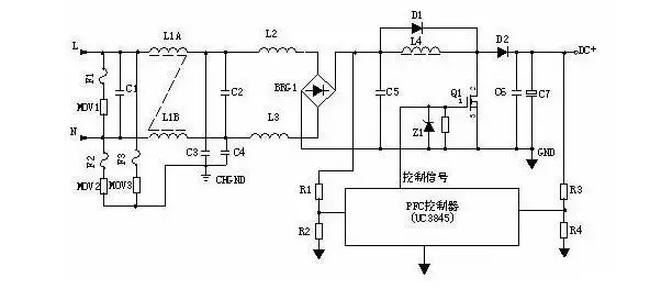 功率因數校正電路